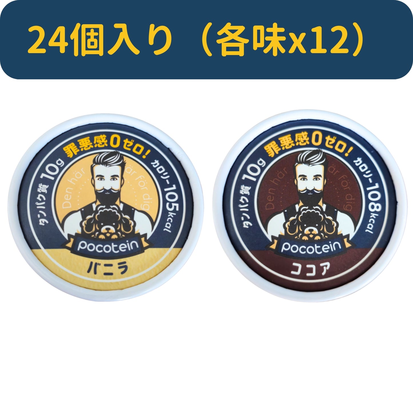 プロテインアイス 24個入り スーパーバリュー パック「1個あたり225円!」