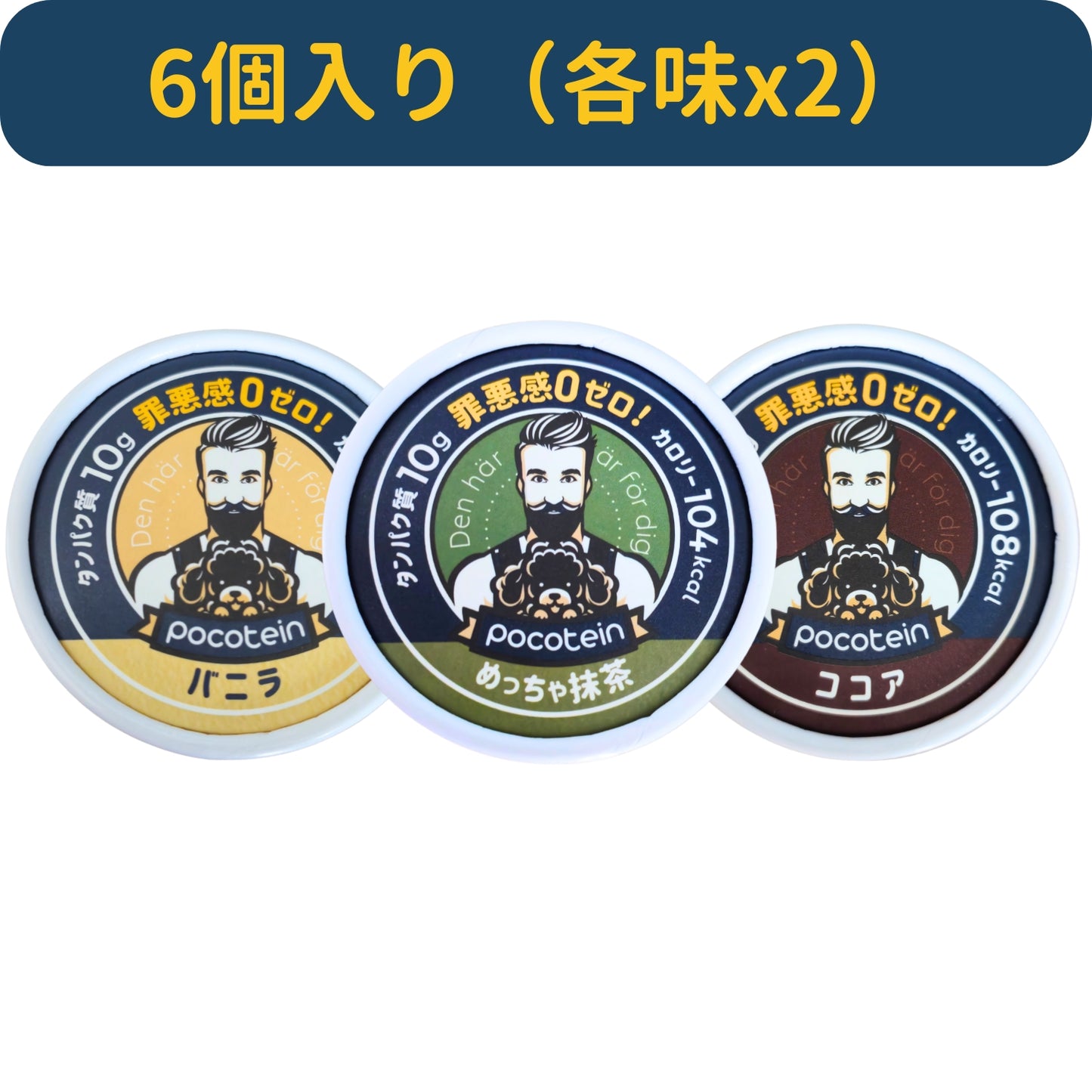 プロテインアイス 6個入り「とりあえず食べてみたい」お試しセット