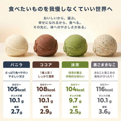 高たんぱくアイス ６個入り「とりあえず食べてみたい」お試しセット